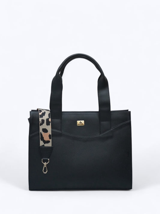 Cartera Vicky Negra - Hera Shoes & Bags