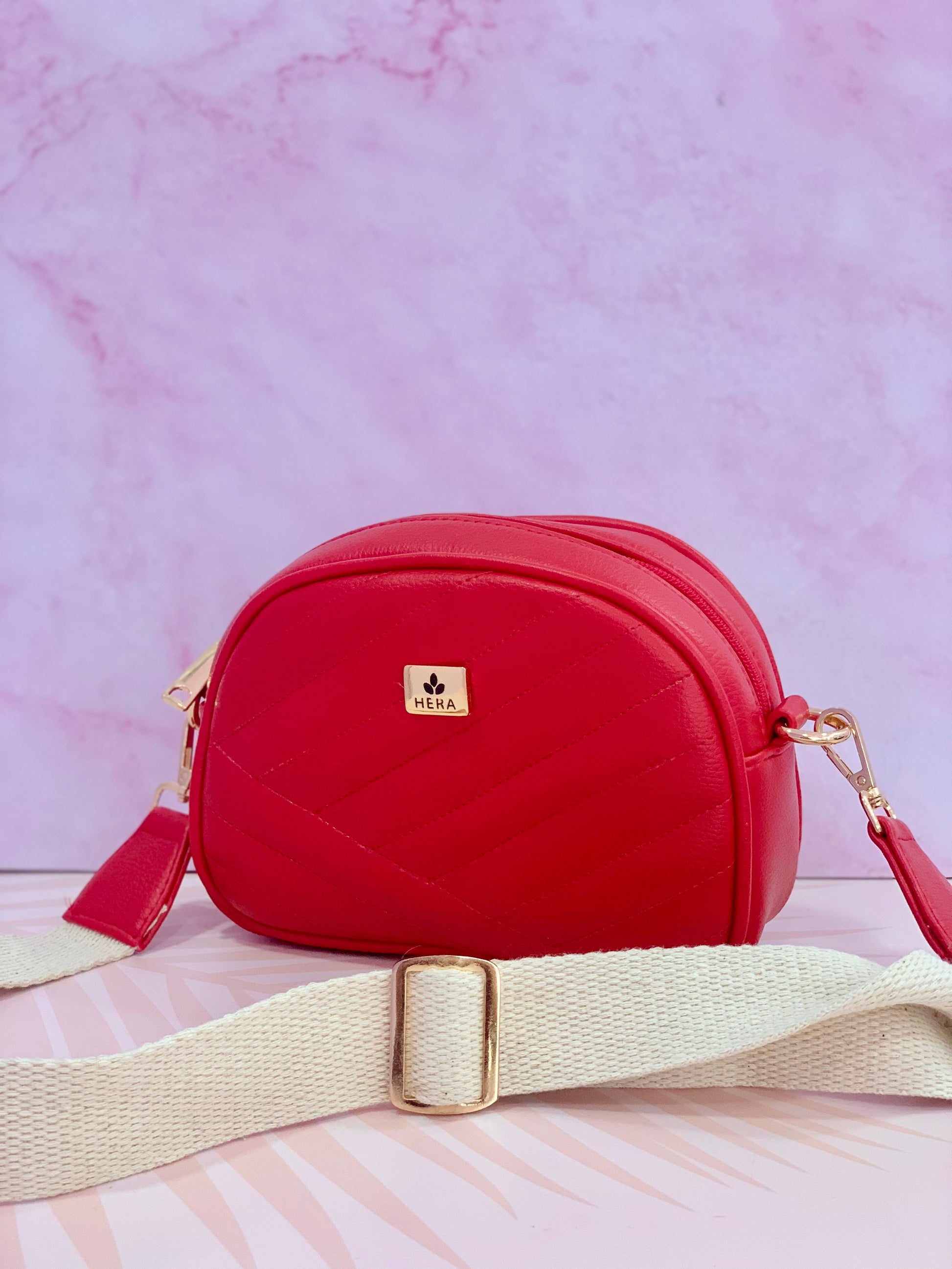 Bolso bandolero Artemisa rojo - Hera Shoes & Bags