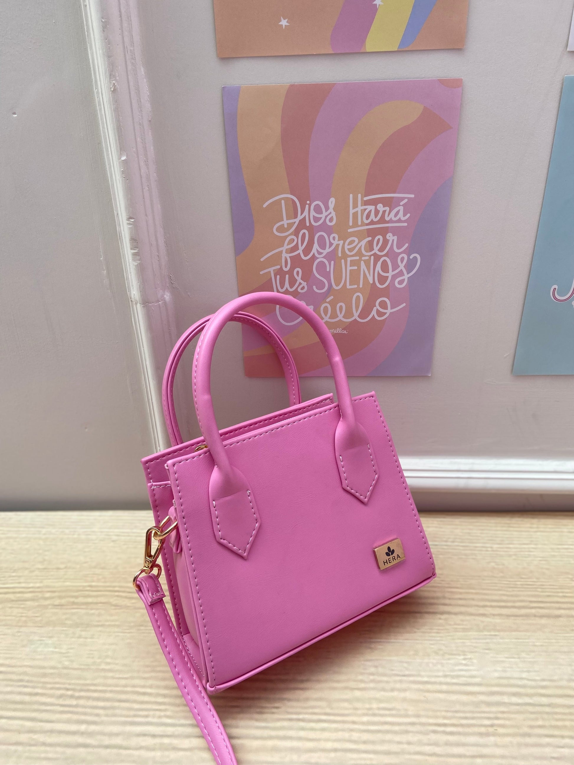 Bolso mini chloe rosa Barbie - Hera Shoes & Bags