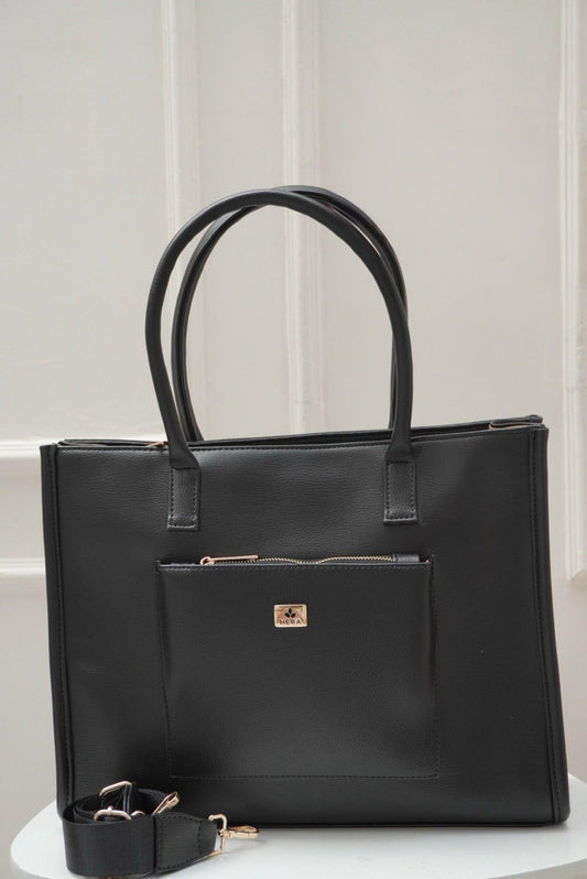 Bolso Shopper Zoé negro - Hera Shoes & Bags